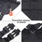 Tactical Dog Vest Harness with Pouches for Medium Large Dogs No Pull, Military Dog Harness with Rubber Handle, Service Dog Vest with Molle & Loop Panels, Adjustable Pet Harness for Hunting Walking