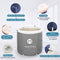 Portable Ice Bath Tub For Athletes, Inflatable Bathtub For Outdoor, Cold Therapy Tub for Cold Therapy Foldable Tub for Hot Bath Ice Bath Freestanding Soaking Tub Spa Tub, Grey 31.5 * 31.5in