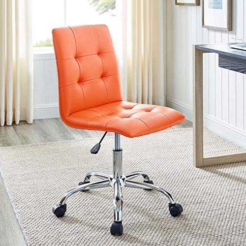 Modway Prim Mid Back Office Chair, Orange