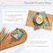 Zenify Earth Beeswax Food Wraps - Set of 3 - Eco Friendly Reusable Food Storage Covers - Australian Owned