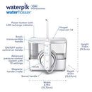 Waterpik ION Professional WF12 Rechargeable and Portable Cordless Water Flosser Teeth Cleaner - White