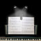 Music Stand Light, Clip on LED Book Lights, USB and AAA Battery Operated, Reading Lamp in Bed, 4 Brightness Levels, Ideal for Bookworms, Piano Player, Kids, Travel (Dual Arm)