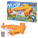 Nerf Minecraft Pillager's Crossbow, Dart-Blasting Crossbow, Includes 3 Nerf Elite Darts, Real Crossbow Action, Pull-Back Priming Handle