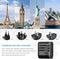 LENCENT Universal Travel Adaptor Plug with 2 USB Ports, LENCENT International Power Adapter with UK/USA/EU/AUS Plug, All-in-One Worldwide Travel Charger for Over 200 Countries in The World