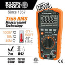 Digital Multimeter TRMS/Low Impedance, (TRMS) technology for increased accuracy, Klein Tools MM700