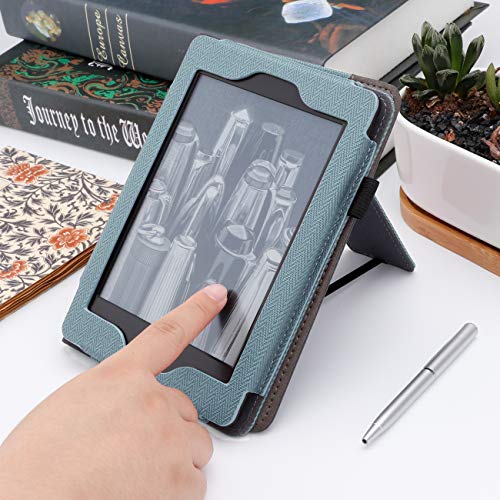 WALNEW Cover Fits Kindle Paperwhite(10th Generation, 2018 Release) - Auto Sleep/Wake Smart Stand Case with Hand Strap for Kindle Paperwhite 10th Gen