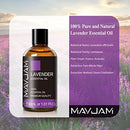 MAYJAM Lavender Essential Oil 1.01 fl.oz, Premium Quality Lavender Oil for Massage, Candle Making, Soap Making, 30ML/Bottle