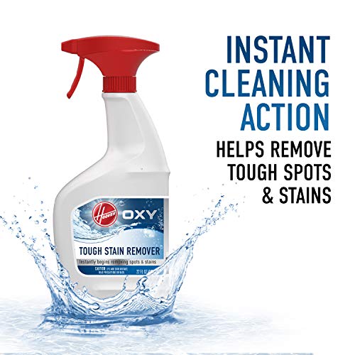 Hoover Oxy Spot and Stain Remover, 22oz Pretreat Spray Formula for Carpet and Upholstery, AH30902, White