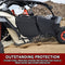 Nerf Bars Rock Sliders for Can-Am Maverick X3 MAX, SAUTVS Combined Side Bumper Protector Guard Side Steps Nerf Bars Tree Kickers for Can-Am Maverick X3 MAX 2017-2023 Accessories - 4 Seaters