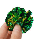 Chiwava 24PCS 2.4" Mylar Balls Shiny Crinkle Cat Toys Ball Kitten Crackle Lightweight Play Assorted Color