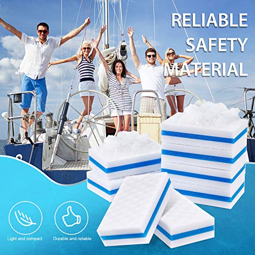 Outus 8 Pack Boat Scuff Erasers Boat Wipes Boat Cleaner Boat Sponge for Cleaning Streak Deck Marks Magic Boating Accessories Sea Foam Marine Cleaner Hull Supplies