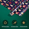 GIVEWRAP The Gift Wrap That Gives To Charity. All Occasions and Birthday Gift Wrap Paper for Adults & Kids, Recyclable, Eco-Friendly, Christmas Illustration Bundle (6 Sheets, 50 cm x 70 cm)