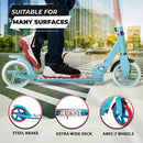 Kicksy - Kick Scooter for Kids Ages 8-12 & Scooter for Teens 12 Years and Up- Big Wheel Scooter for Stability-2 Wheel Scooter for Boys & Girls- Foldable Kick Scooter Adult-Up to 220 lbs Charleston