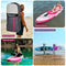 Premium Inflatable Stand Up Paddle Board (6 inches Thick) with Durable SUP Accessories & Carry Bag | Wide Stance, Surf Control, Non-Slip Deck, Leash, Paddle and Pump , Standing Boat for Youth & Adult