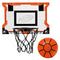 NERF Pro Hoop Basketball Set - Pro Hoop Mini Hoop Set with Mini Basketball - Steel Rim Great for Dunking - Over The Door Basketball Hoops