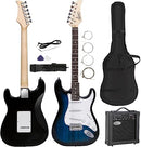 ZENY 39" Full Size Electric Guitar with Amp, Case and Accessories Pack Beginner Starter Package, Blue Ideal Christmas Thanksgiving