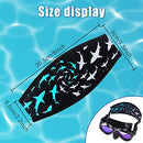 4 Pieces Diving Mask Slap Straps Cover Neoprene Dive Mask Strap Swimming Waterproof Mask Strap Cover Dive and Snorkel Mask Strap for Men and Women Water Sports