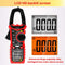 AUTENS AC/DC Digital Clamp Meter 6000 Counts True RMS Auto Range NCV AC DC Current Voltage Resistance Capacitance Frequency Diode Temperature Measure Tester, Backlight LCD Display Flashlight