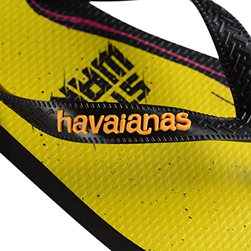Havaianas Mens Star Wars Sandals Thongs Flip Flops - Black/Pop - 9/10 UK