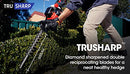 BAUMR-AG Petrol Hedge Trimmer 24cc 2-Stroke Gas Powered TruSharp Blade, Swivel Handle, HTP400