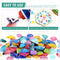 Swpeet 1Ib Glass Mosaic Tiles Pieces Stained Glass for Crafts, Mixed Colors and Patterns (Mosaic Tiles C)