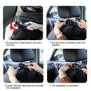 UDIKEFO Universal Car Vehicle Back Seat Headrest Mobile Phone Holder Hanger Holder Hook for Bag Purse Cloth Grocery (Red - 2 Pack)