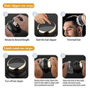 KEMEI 887 Hair Clipper for Men Circular Cordless Trimmer, Self-Haircut Kit, Rechargeable LED Display Gold (FBA-KM887-Gold)