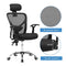 Mesh Office Chair Computer Chair Ergonomic Executive Desk Chair Armchair Breathable Mesh Black for Home Office Conference Meeting Rooms