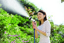 Takagi GNZ103N11EX Premium Brause (Garden Type) Watering Sprinkler, Blue/White/Black, 8.1999999999999993x17.3x19.100000000000001 cm