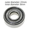 Upto10X 608ZZ Ball Bearing Premium ABEC-7 Skateboard 3D Printer for RepRap HOT