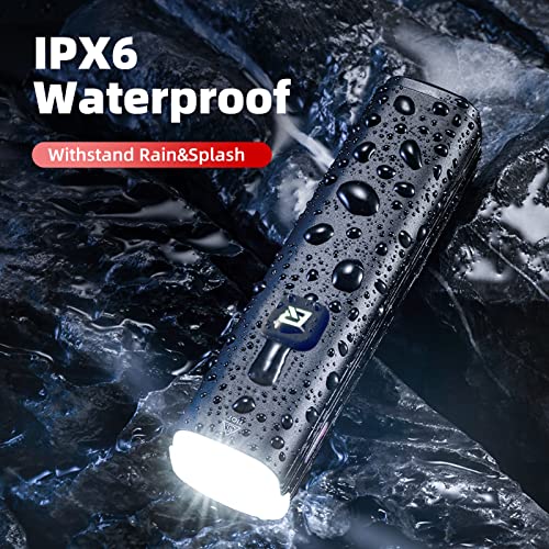 ROCKBROS Bike Light 1000 Lumens USB Rechargeable Bike Headlight Led IPX6 Waterproof Bike Front Light 5 Modes Aluminum Alloy Super Bright Bike Light for Night Riding