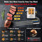 ThermoPro TP25 500ft Wireless Bluetooth Meat Thermometer with 4 Temperature Probes Smart Digital Cooking BBQ Thermometer for Grilling Oven Food Smoker Thermometer, Rechargeable