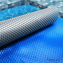 Aquabuddy Pool Cover Silver Blue 11X4.8M Solar 500 Microns Swimming Pools Covers, Above Ground, Bubble Blanket Blankets Garden Rectangle Heater Outdoor Water