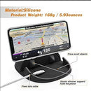 Loncaster Car Phone Holder, Car Phone Mount Silicone Car Pad Mat for Various Dashboards, Anti-Slip Desk Phone Stand Compatible with iPhone, Samsung, Android Smartphones, GPS Devices and More
