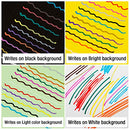 ZEYAR Dual Tip Acrylic Paint Pens 12 Metallic Colors, Board and Extra Fine Tips, Patented product, Water Based Acrylic & Waterproof Ink (12 Metallic Colors)