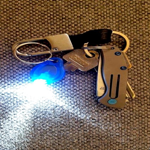 3 Pack Small Photon Micro Light Mini LED Keychain Keyring Torch/Flashlight