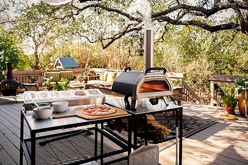 Ooni Karu 16 Multi-Fuel Outdoor Pizza Oven - Ooni Pizza Ovens – Cook in the Backyard and Beyond with this Portable Outdoor Kitchen Pizza Making Oven