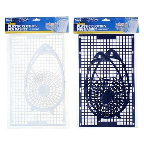 Laundry Plastic Pegs Hanging Basket Bags Holders Storage Clothes Washing Clip