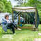 9870 Quick-Set Traveler Shelter, 72 x 72-Inch Portable Popup Gazebo Durable Tent Bug and Rain Protection Easy Setup (3-4 Person), Forest Green