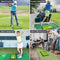 ENHUA GOLF Swing Mat,12 * 17 INCH Widen Divot Board Swing Path for Golf Training,Golf Indoor Practice Green