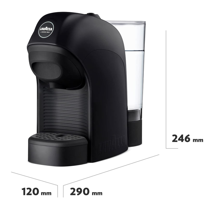 Lavazza A Modo Mio Tiny Espresso Coffee Machine, black