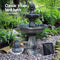 Gardeon Solar Fountain Water Feature Pump Kit Bird Bath Outdoor Indoor Black