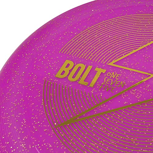 (Purple Shimmer) - Bolt OneSevenFive Ultimate Frisbee Flying Disc Loads of UV Colours Available (Purple Shimmer)