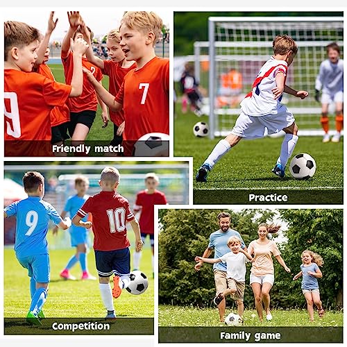 Soccer Goal Football Net Set Kids Adults Sports Training Practice Metal Frame Home Backyard Outdoor Games Match 1.83x1.22m