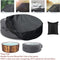 UCARE Hot Tub Cover Waterproof Outdoor Portable Round Inflatable Hot Tub Spa Cover Protector Bathtub Pool Garden Furniture Dust Covers (73×43in/ 185×110cm)