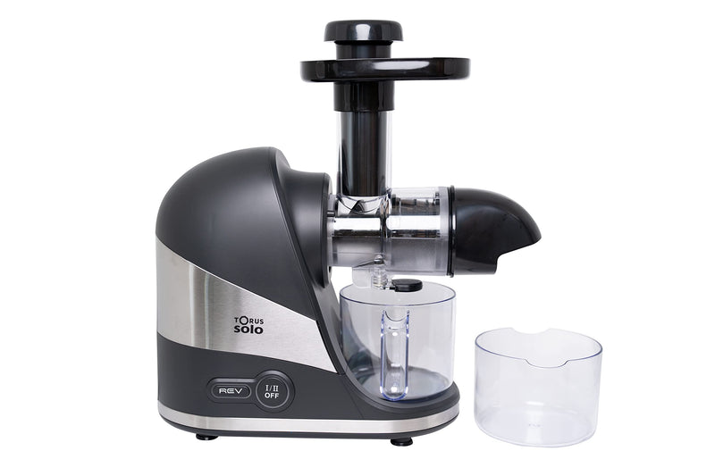 Cold Press Juicer Whole Fruits and Vegetables Torus Solo Horizontal Cold Press Juicer, Australian Brand and Warranty