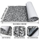 Hzkaicun Boat Flooring EVA Foam Boat Decking 94" x 45"/35"/23" Self-Adhesive Sea Deck Boat Flooring Non-Slip 6mm Camo Marine Deck Flooring for Boat Deck Yacht Jet Ski Kayaking Surfboard Fishing Boat