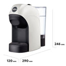 Lavazza Tiny White A Modo Mio Coffee Machine