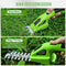 Ykgutilu Electric Hand Held Grass Shear Hedge Trimmer Shrubbery Clipper Cordless Battery Powered Rechargeable for Garden and Lawn