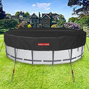 12 FT Round Swimming Pool Cover, Solar Pool Covers for Above Ground Pool, Inground Pools & Hot Tub with Adjustable Drawstring Design, 420D Oxford Fabric with PVC Lining Pool Cover